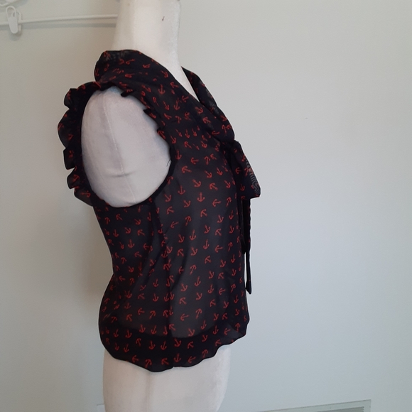 EYELASH COUTURE SHEER ANCHOR BLOUSE - Picture 4 of 8